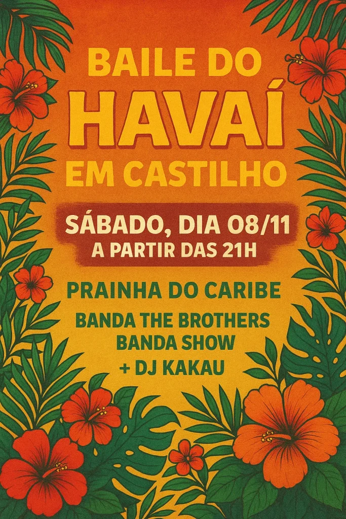 Festa do Havaí em Castilho 2025 promete noite inesquecível com The Brothers e DJ Kakau #Baile do Havai 1 baile havai castilho