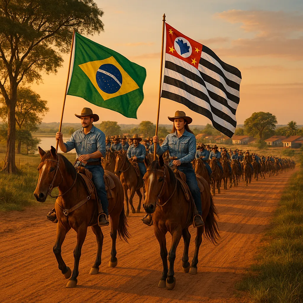Cavalgada Castilho 2025: 24 de agosto encerra as comemorações dos 72 anos de Castilho com tradição e união 1 Cavalgada Castilho 2025