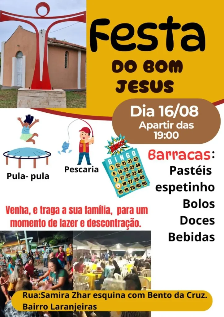 Festa do Bom Jesus em Castilho SP